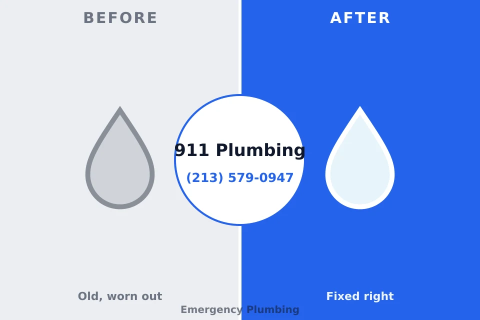 Before and after: plumbing repair Ajo, AZ
